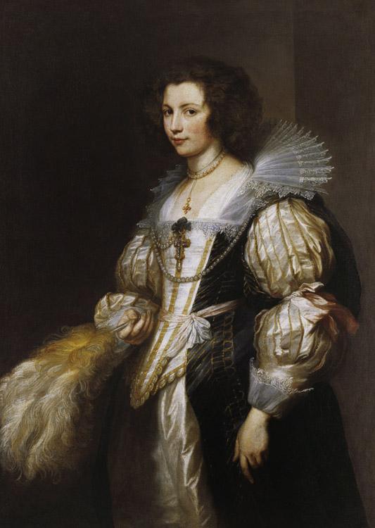 Anthony Van Dyck Portrait of Maria Louisa de Tassis (mk08) Sweden oil painting art